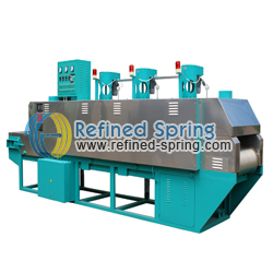 Continuous tempering furnace